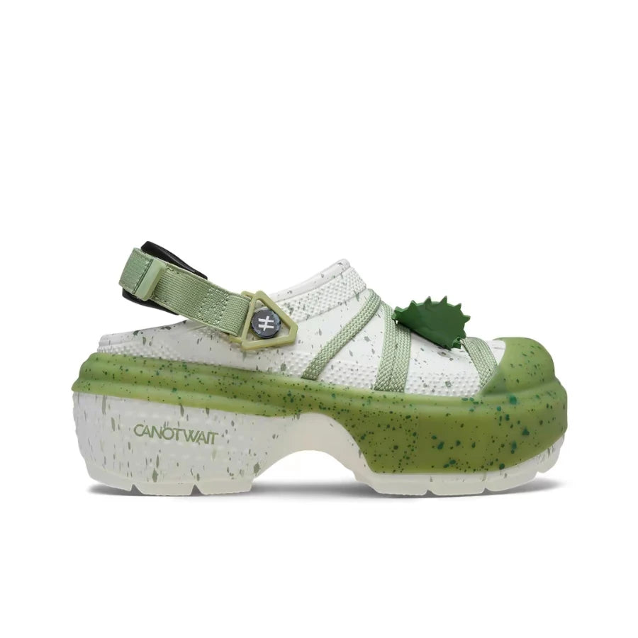 Crocs Stomp Clog Trendy,Stylish,Durable,Cushioned, Lightweight, Comfortable, and Soft Clogs for Men and Women – Green 209625-124