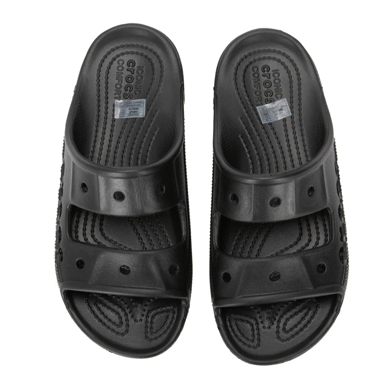 Crocs(Crocs) Men's and Women's Shoes, Baya Outdoor Sports Beach Shoes, Breathable Lightweight Clogs, Sandals 207627-001