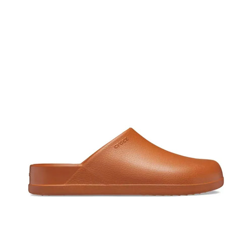 Crocs Dylan Burnished: Retro, Stylish, Lightweight, and Comfortable Slip-On Sandals for Men and Women in Light Brown 209366-21N
